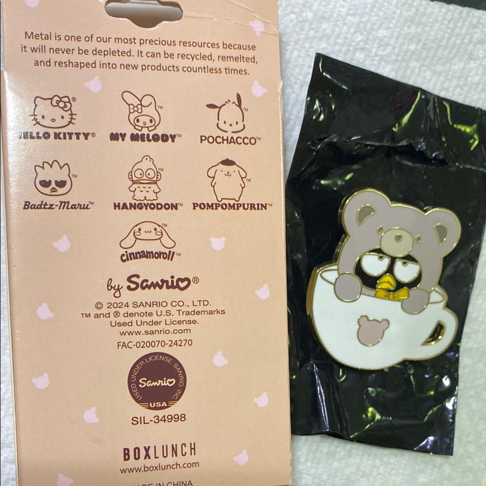 Sanrio Badtz-Maru Enamel Pin